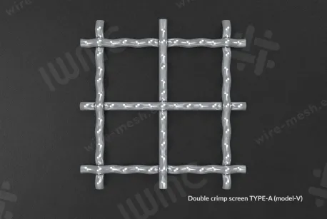 Malla de alambre preondulada 25x2,5 galvanizada